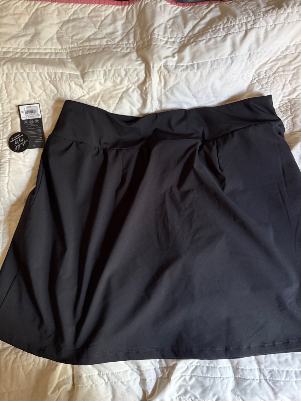 Kinesis Black Women’s Athletic Skort with Built-In Shorts - Picture 4 of 6